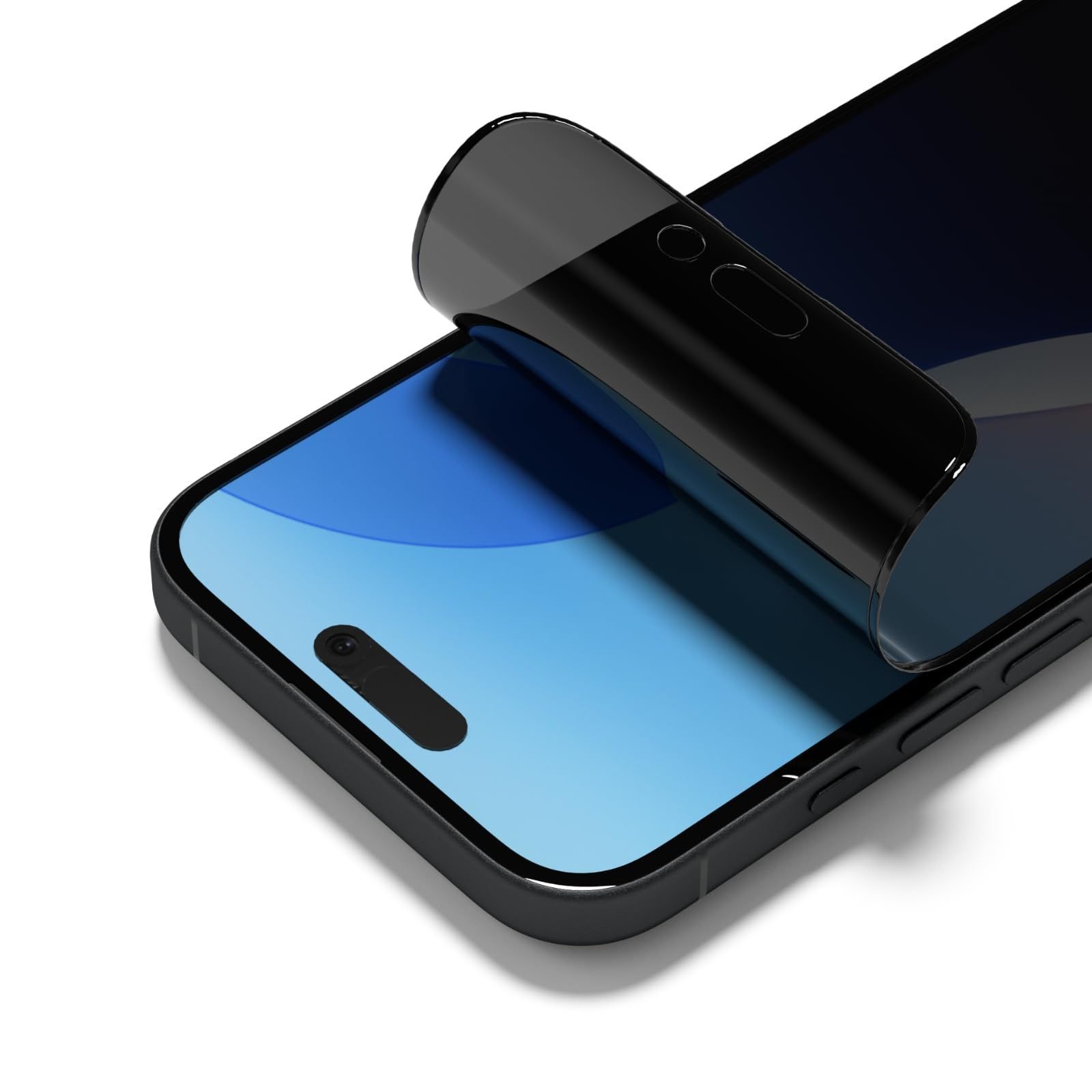 新着商品 RHINOSHIELD ライノシールド iPhone 14 Pro | 15 | 16 対応3D耐衝撃保護フィルムPRO - のぞき見防止｜耐衝撃性 耐傷性 静電気防止 ブルーライトカット のぞき見防止 ガイド枠付属