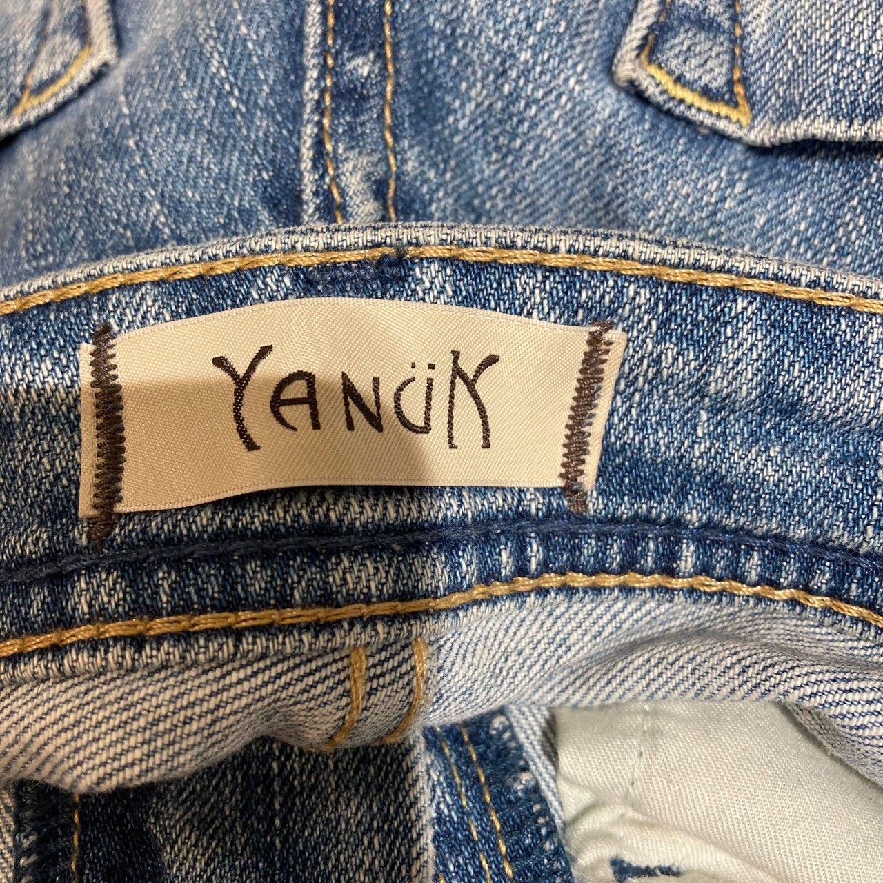 YANUK (ヤヌーク) IENA別注 LEA カットオフ ワイドデニム 57131506  