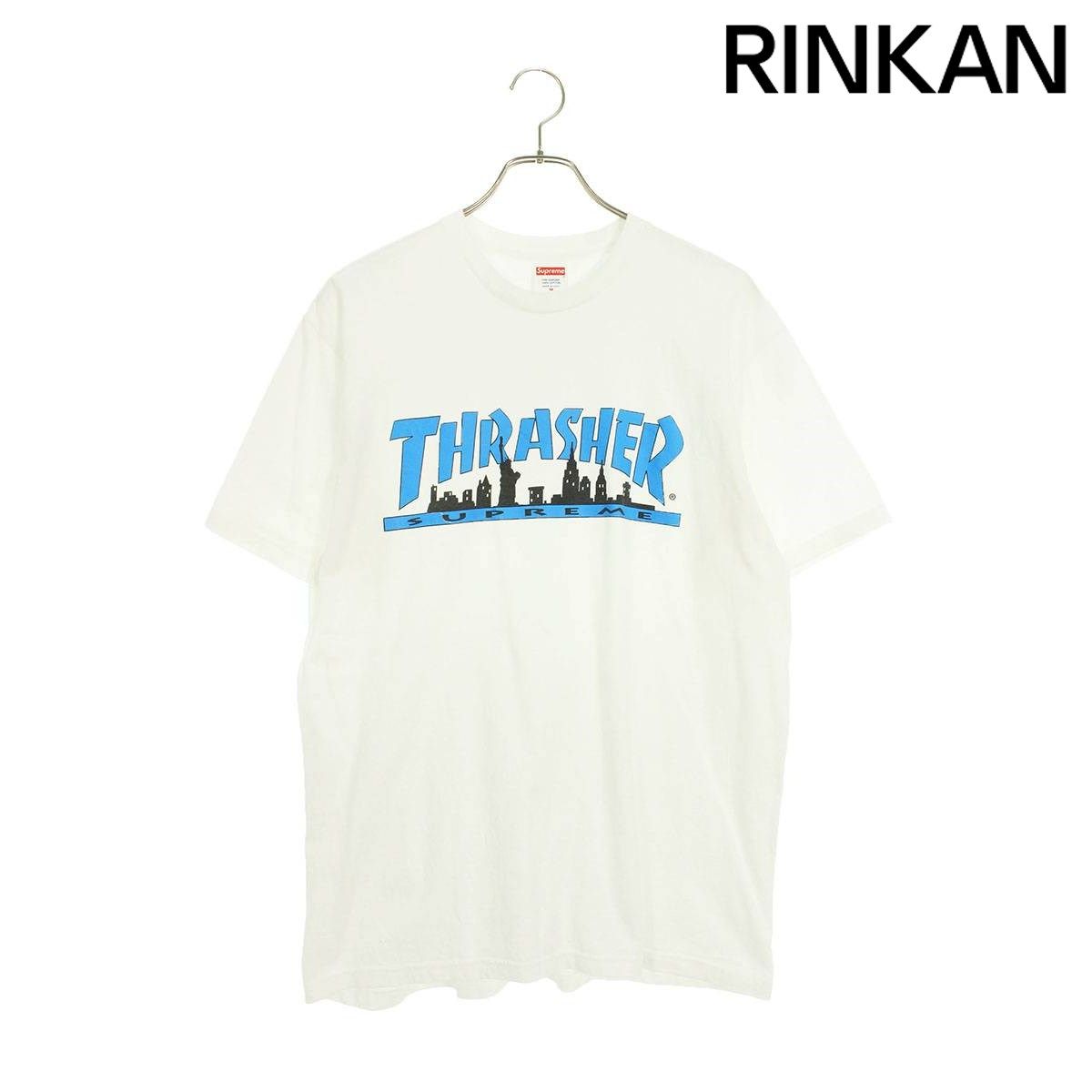 シュプリーム 21AW Thrasher Skyline Tee スラッシャースカイラインTシャツ メンズ M 【6/17～6/23  特大タイムセール開催！】 - メルカリ