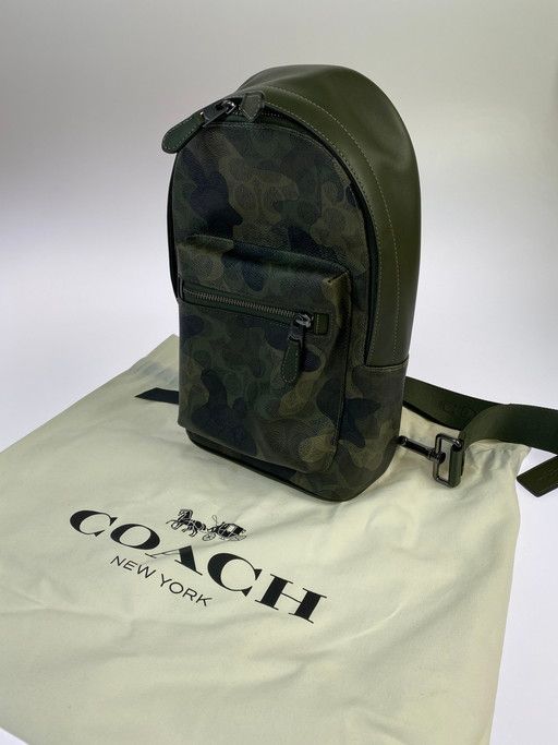 メンズ COACH コーチ CW312 シグネチャー カモフラージュ プリント ウエスト パック 180-250327-me-01-MIN