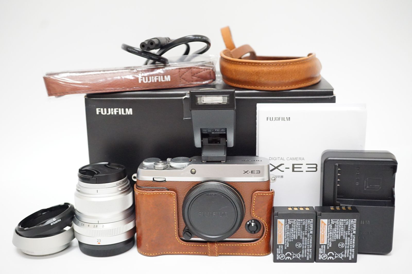 C161636)Fujifilm X-E3 ミラーレス一眼レフカメラ 23mm F2 単焦点 