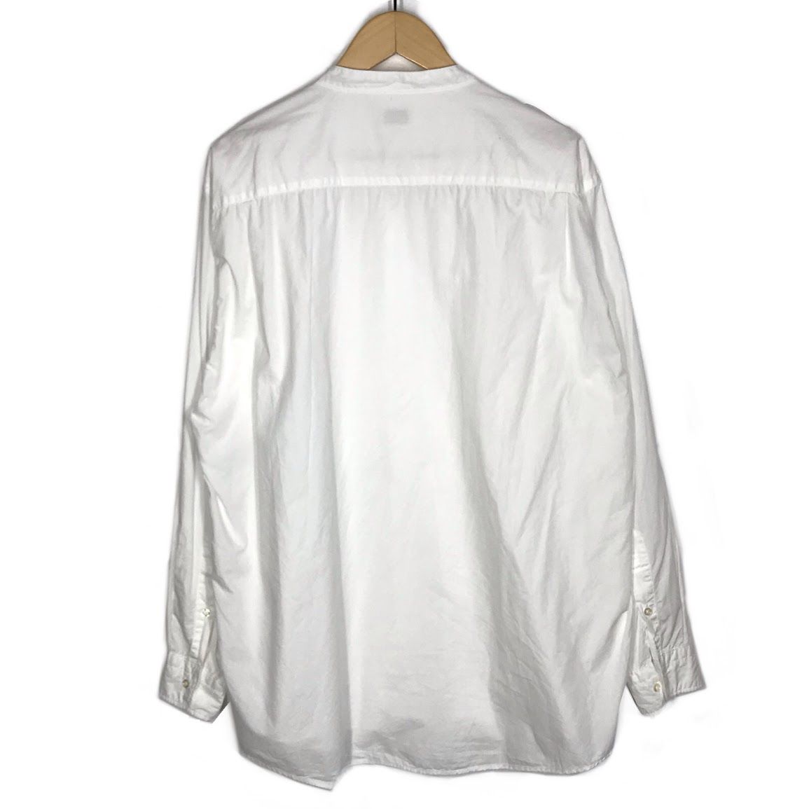 倉吉店 CIOTA 1LDKコーナー シオタ 長袖シャツ スビンコットンタイプライターバンド シャツ SHLM-102M ホワイト 104