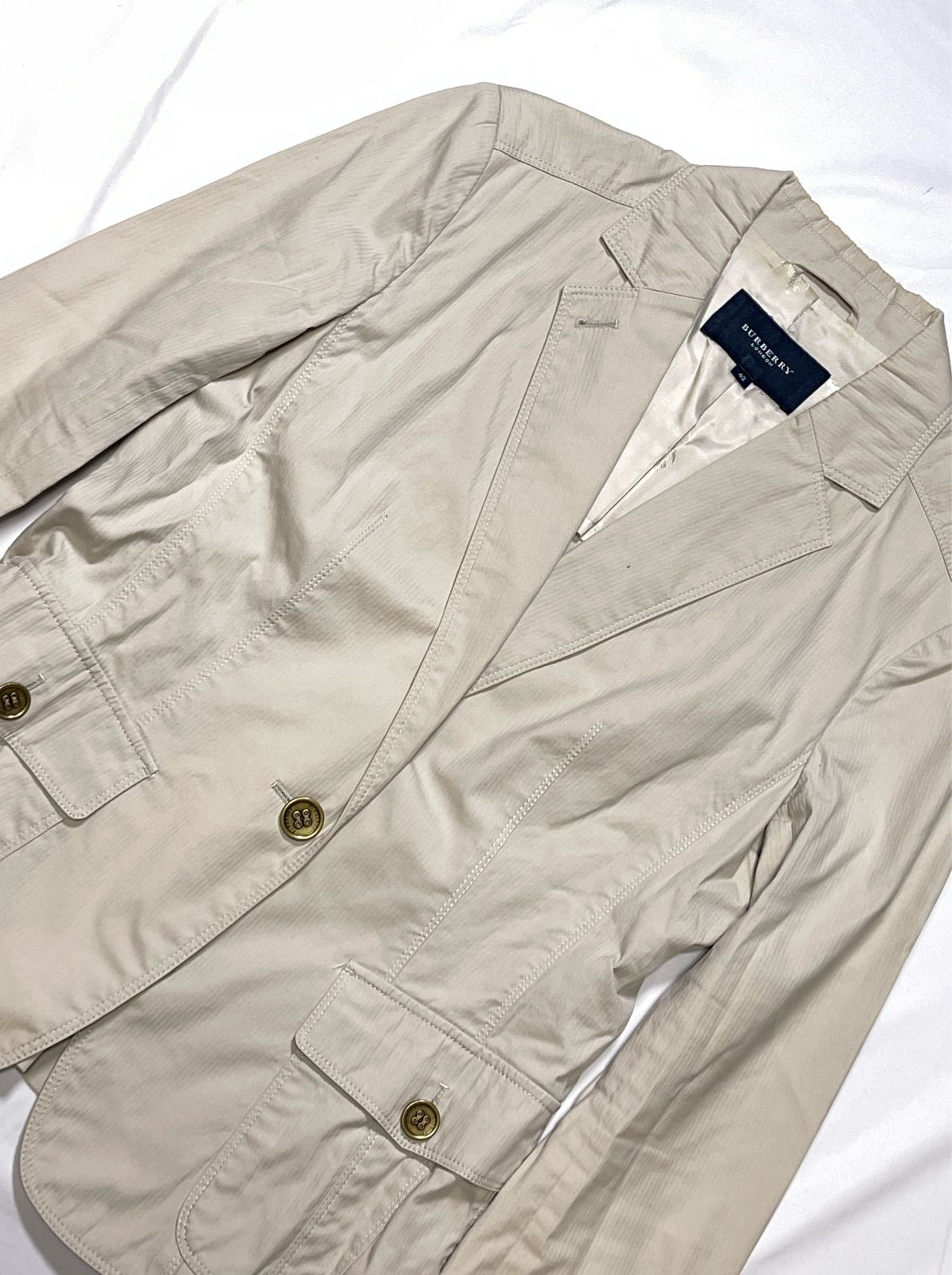 BURBERRY LONDON レディース ジャケット ベージュ 38 211909】BURBERRY LONDON バーバリーロンドン レディース