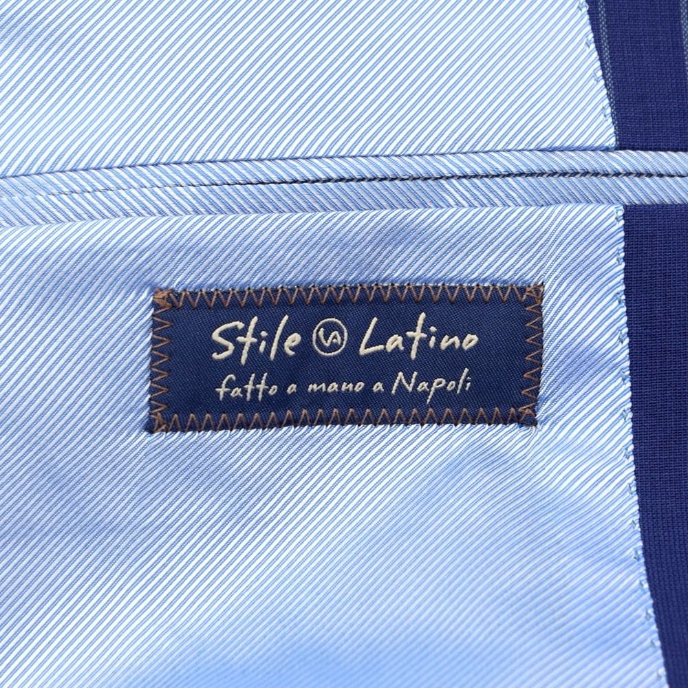 新品】スティレ ラティーノ STILE LATINO ウール ストライプ 3つボタン ...