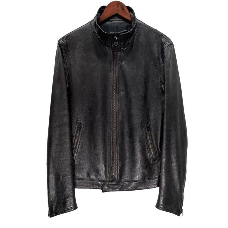 Yohji Yamamoto Pour Homme レザーライダースジャケット - メルカリ