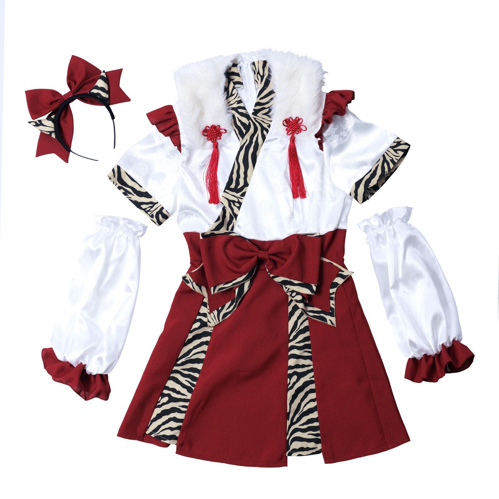 コスプレ 節分 INAZUMA鬼girl 巫女 フリーサイズ レディース レッド