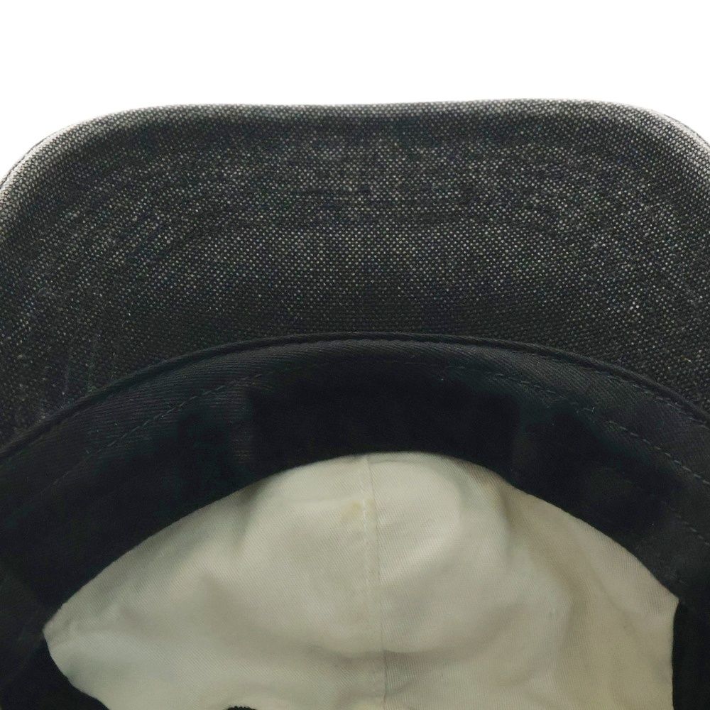 SUPREME シュプリーム 25 SS Pigment Coated S Logo 6-Panel ピグメント コーティング キャップ 帽子 ブラック