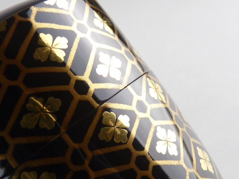 清宮 清瀬一光 小紋蒔絵 棗 内梨地 茶道具 共箱 高さ 約8cm 桐蒔絵 tn3 WWW_IBETON_RU