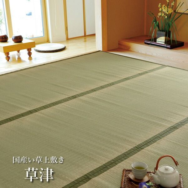クッション 座布団 「クリア 二方」い草 抗菌防臭 消臭 ドット シンプル夏 蒸れにくい(#11005376)