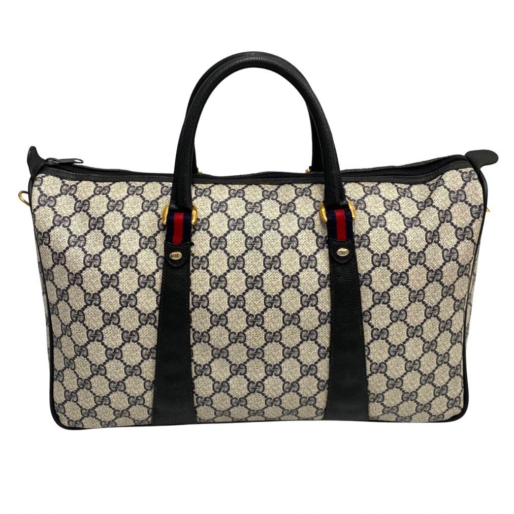 極 美品 GUCCI グッチ オールドグッチ ヴィンテージ GG ロゴ シェリー