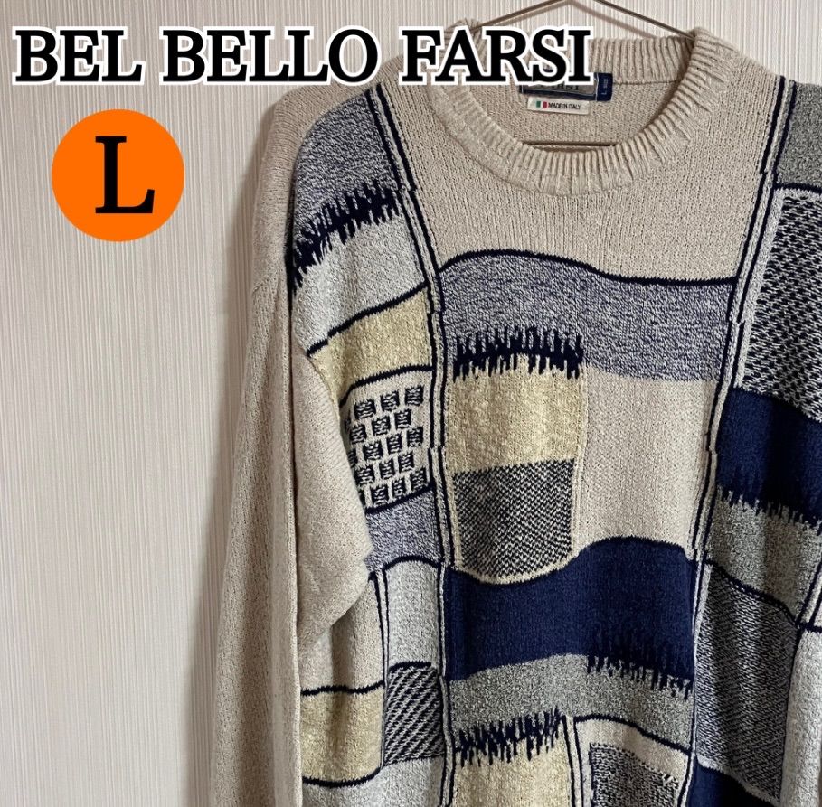 BEL BELLO FARSI ベルベロファッシ ニット セーター トップス 長袖 服