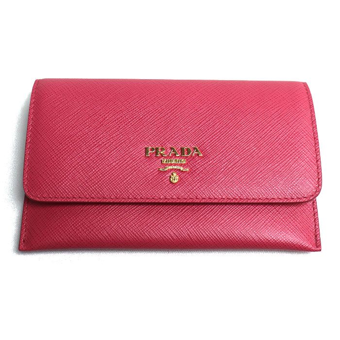 PRADA プラダ サフィアーノ カードケース パスケース ピンク 1MC004 QWA F0505 レディース 中古 美品 - メルカリ