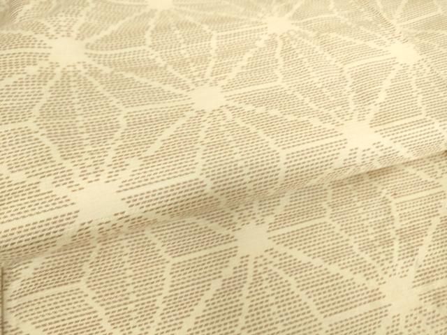 平和屋着物□上質な色無地 枝葉地紋 淡黄色 正絹 逸品 未使用