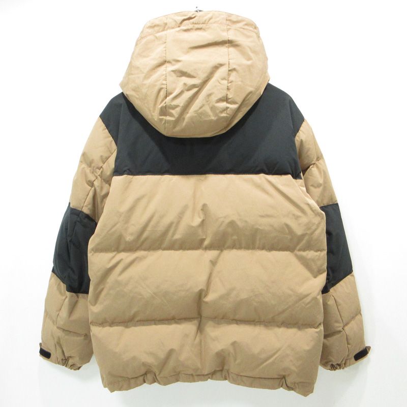 三重本店 schott ショット 2WAY襟ロゴワッペンダウンジャケット 3122069 ライトブラウン ベージュ系 サイズ M 93