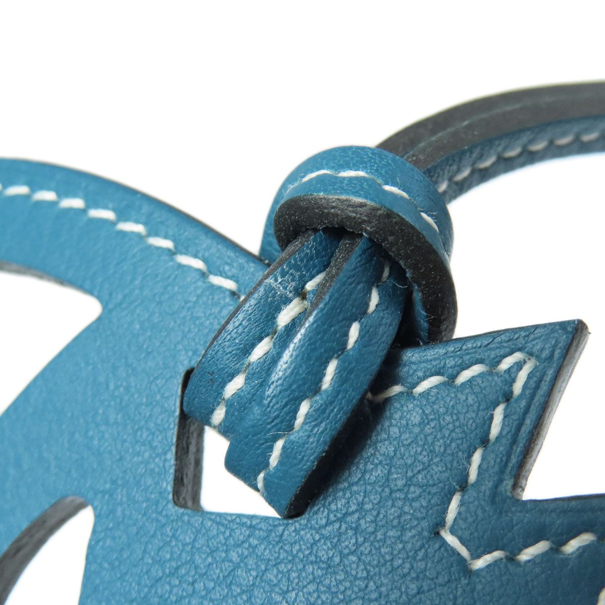 HERMES エルメス パドック シュヴァル キーホルダー レザー レディース  