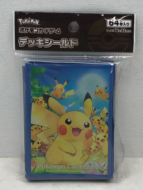 ポケモンカードゲーム  デッキシールド   ピカチュウ　ミモザ　未開封 ポケモン - ポケモンカードゲーム デッキシールド ミモザ