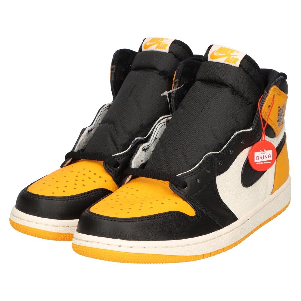 NIKE (ナイキ) AIR JORDAN 1 HIGH OG Taxi エアジョーダン 1 タクシー ハイカットスニーカー イエロー/ブラック  US9.5/27.5cm 555088-711 - メルカリ