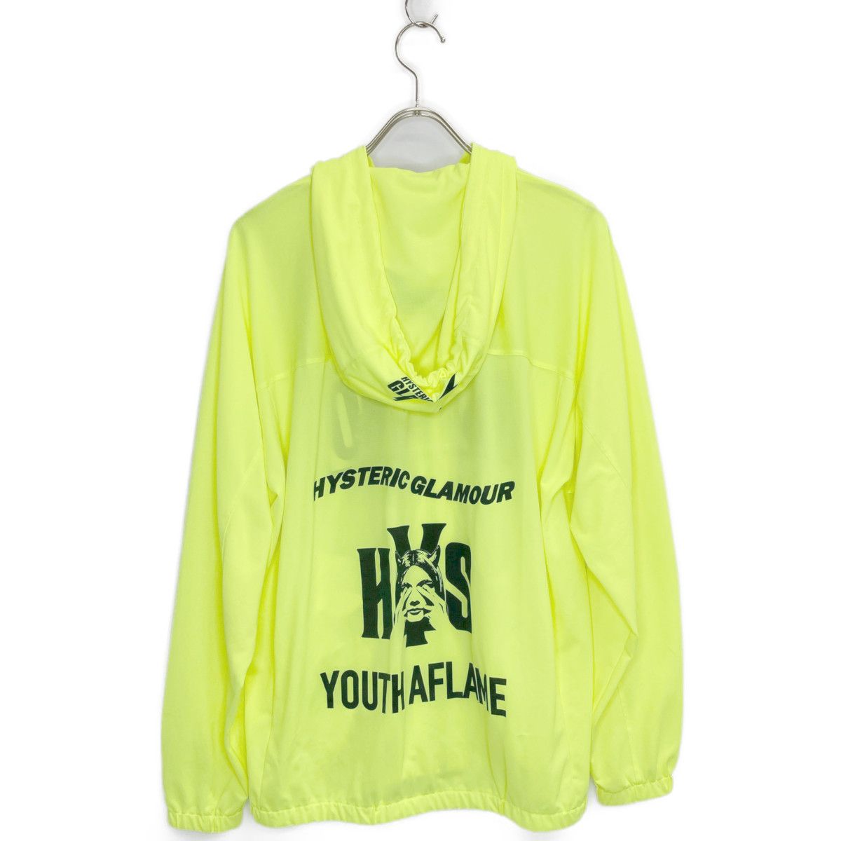 90s ヒステリックグラマー ロゴ スケボー ガール プリント ナイロンパーカー 90s ヒステリックグラマー ロゴ スケボー ガール プリント ナイロン