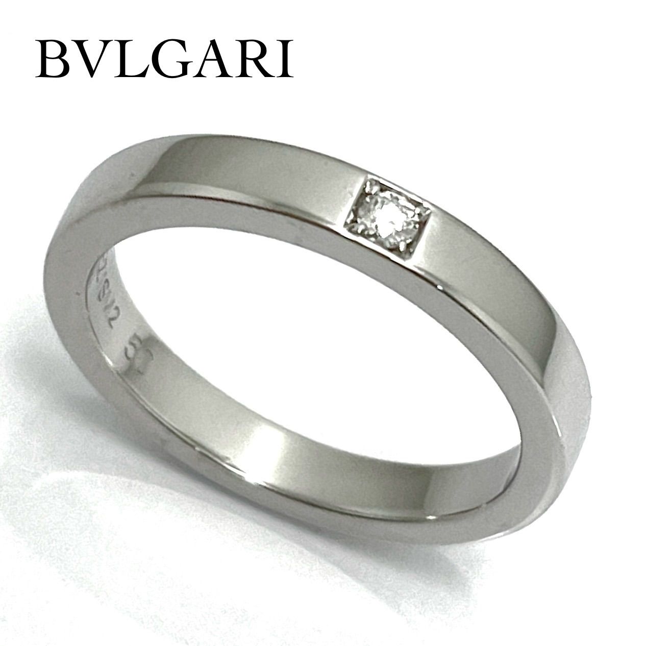 BVLGARI/ ブルガリ マリーミー ダイヤリング Pt950 #50 - メルカリ