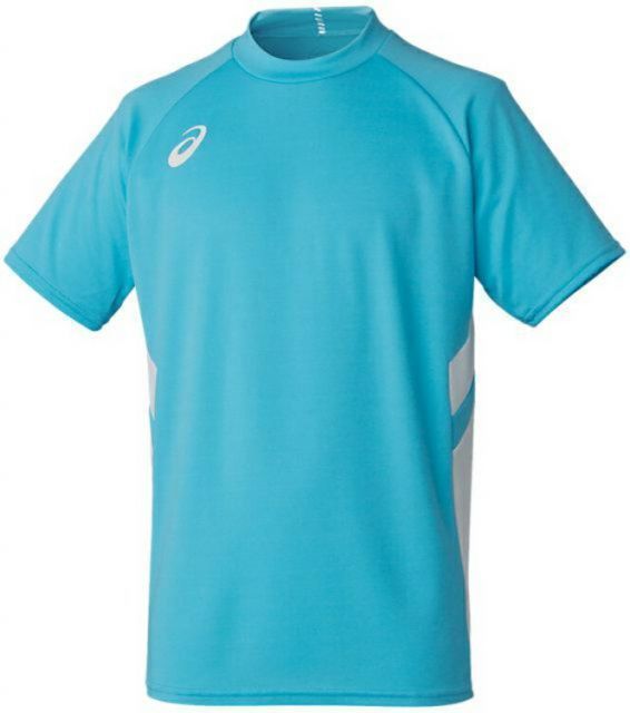 asics アシックス 01 GAME SHIRT アクア 3XL 2101A038 401 | スポーツ スポーツウェア サッカー ゲームシャツ Tシャツ 半袖 トップス ドライ 吸汗速乾 快適 メンズ スポーツ用品 レーニング 部活 練習 ロ