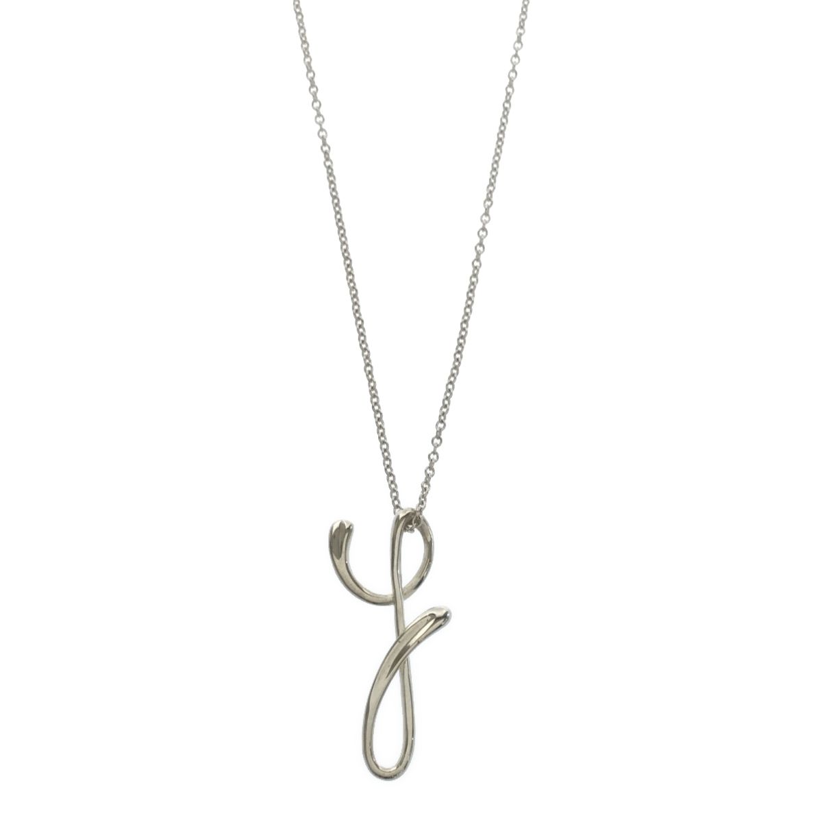ティファニー TIFFANY & Co. ネックレス イニシャル Y シルバー