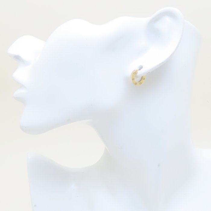 CARTIER カルティエ ラブ フープ ピアス オンライン限定 シングル  