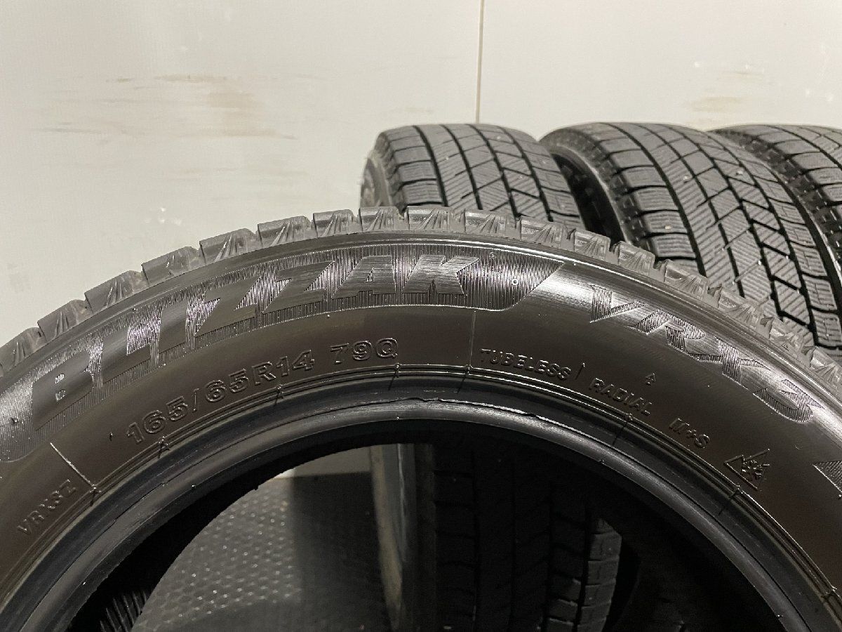 BS BRIDGESTONE BLIZZAK VRX3 165/65R14 14インチ スタッドレス 4本 21年製 バリ溝 ソリオ ルーミー タンク  トール ブーン等　(MTS214)