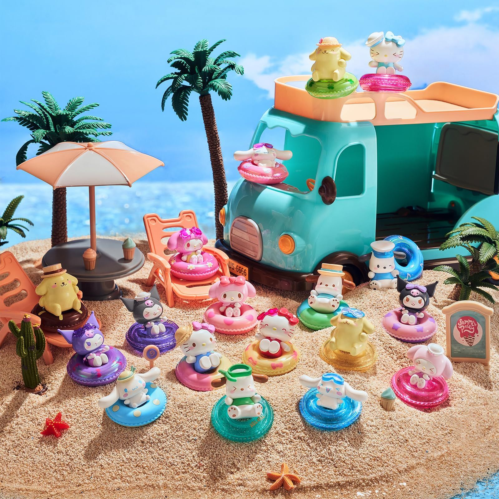 新品 TOP TOY サンリオ(SANRIO)キャラクターズ・ミニ浮き輪 シリーズ