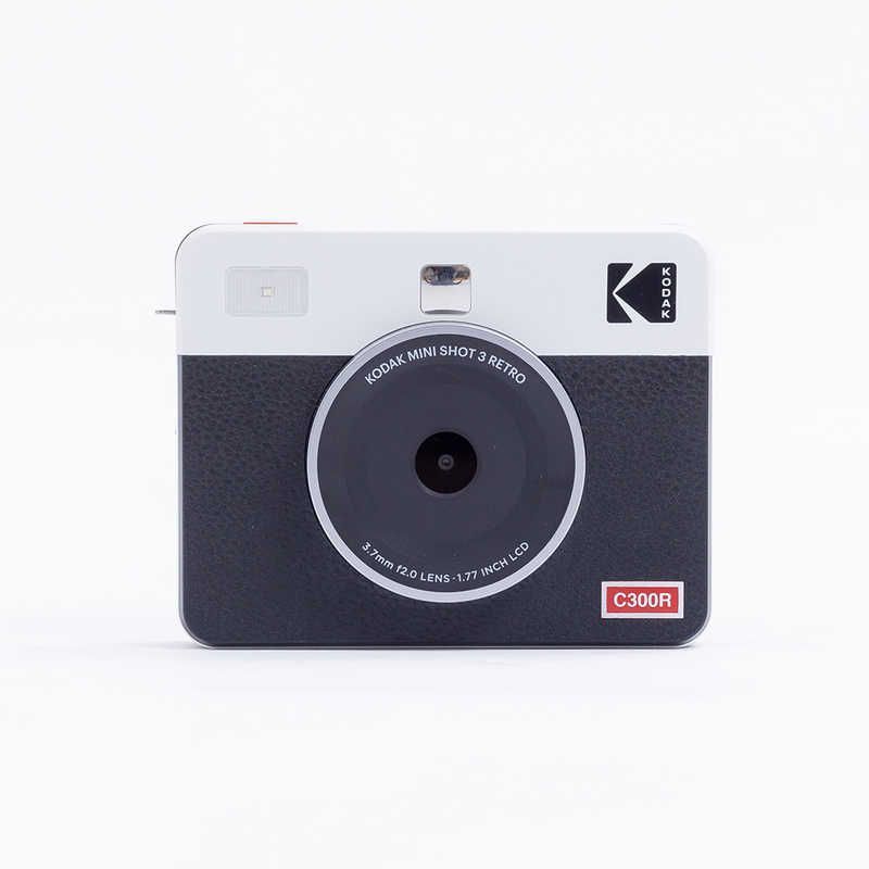 送料無料 ♥ 未開梱 コダック Kodak 液晶モニター付きインスタントカメラ Mini Shot 3 RETRO ホワイト PMS3R-C300RW