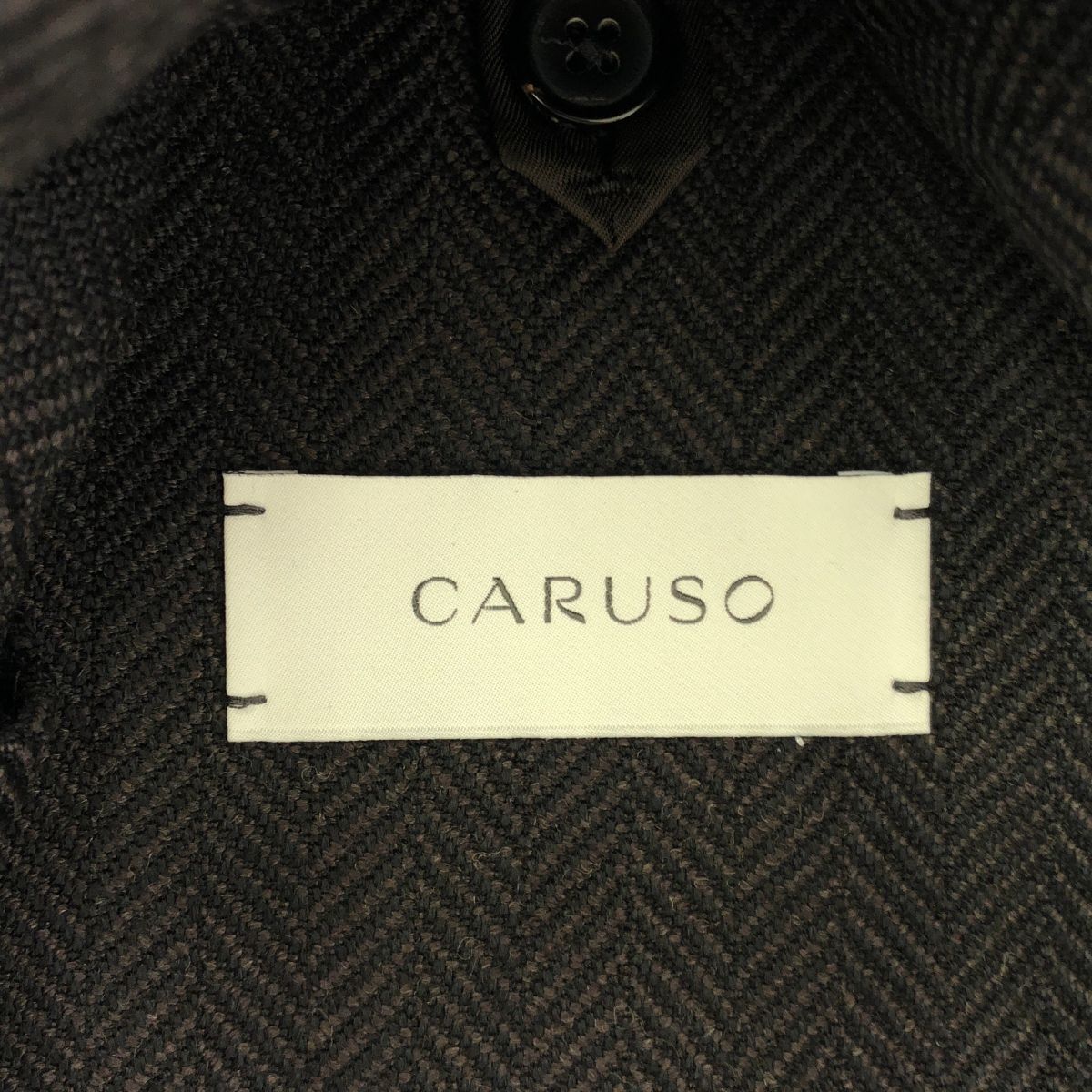 CARUSO / カルーゾ | ヘリンボーン テーラードジャケット | 44