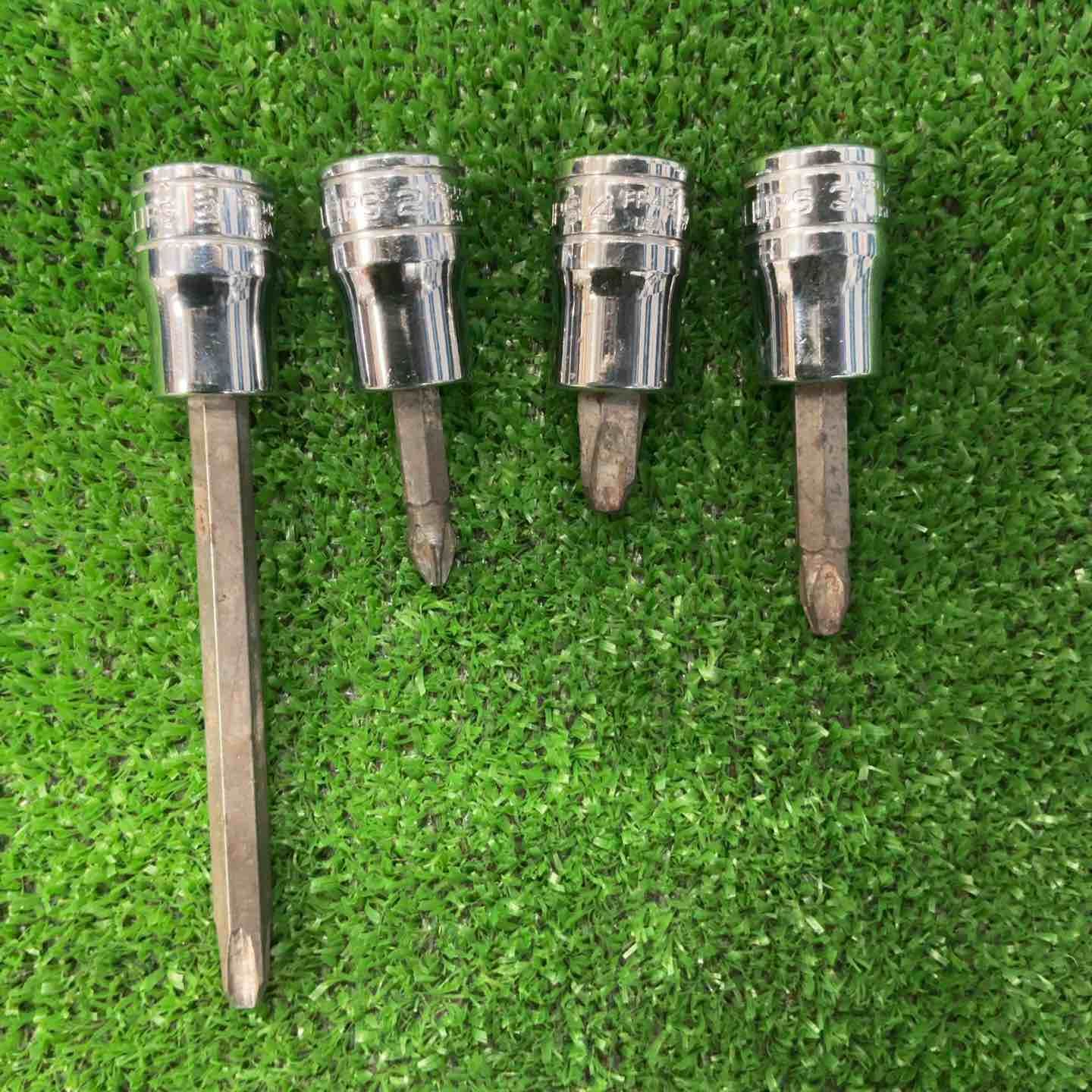 スナップオン Snap-on 3|8 プラスビットソケット FP22 32 34 41E 4個セット 草加店