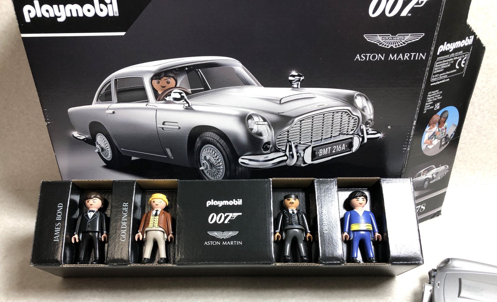 【新品未開封】プレイモービル　007 アストンマーチン Amazon.co.jp: プレイモービル 『007』ゴールドフィンガー