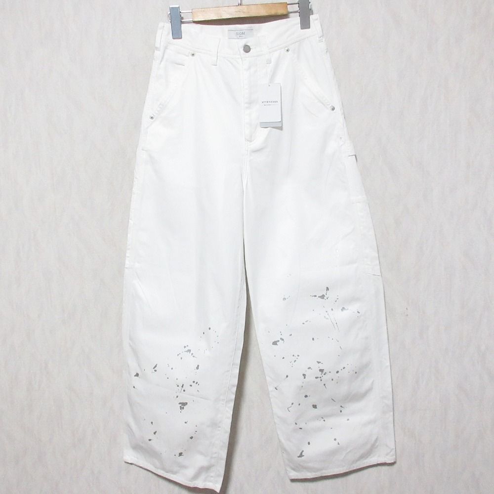 24AW SLOBE IENA スローブ イエナ クリスプチノペインターパンツ 24030912832030 38 ホワイト レディース 古着