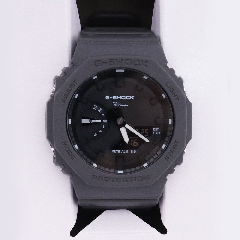 未使用 RON HERMAN × G-SHOCK コラボ 腕時計 GA-2100 グレー