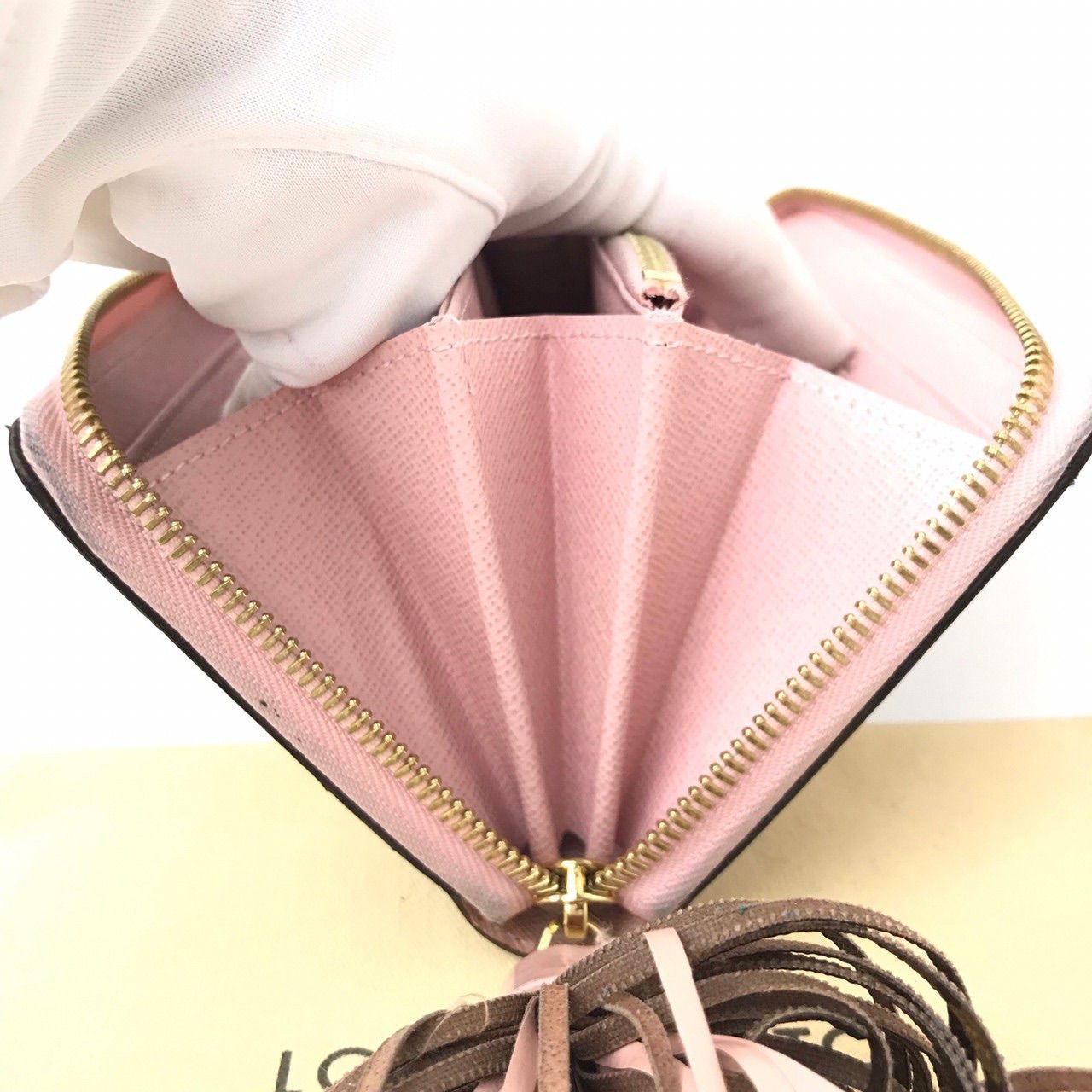 超極希少】ルイヴィトン☆長財布☆茶色 ピンク☆モノグラム☆正規品 