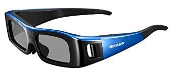 【-非常に良い】シャープ 3Dメガネ AQUOS専用アクティブシャッター ブルー系 AN-3DG10-A