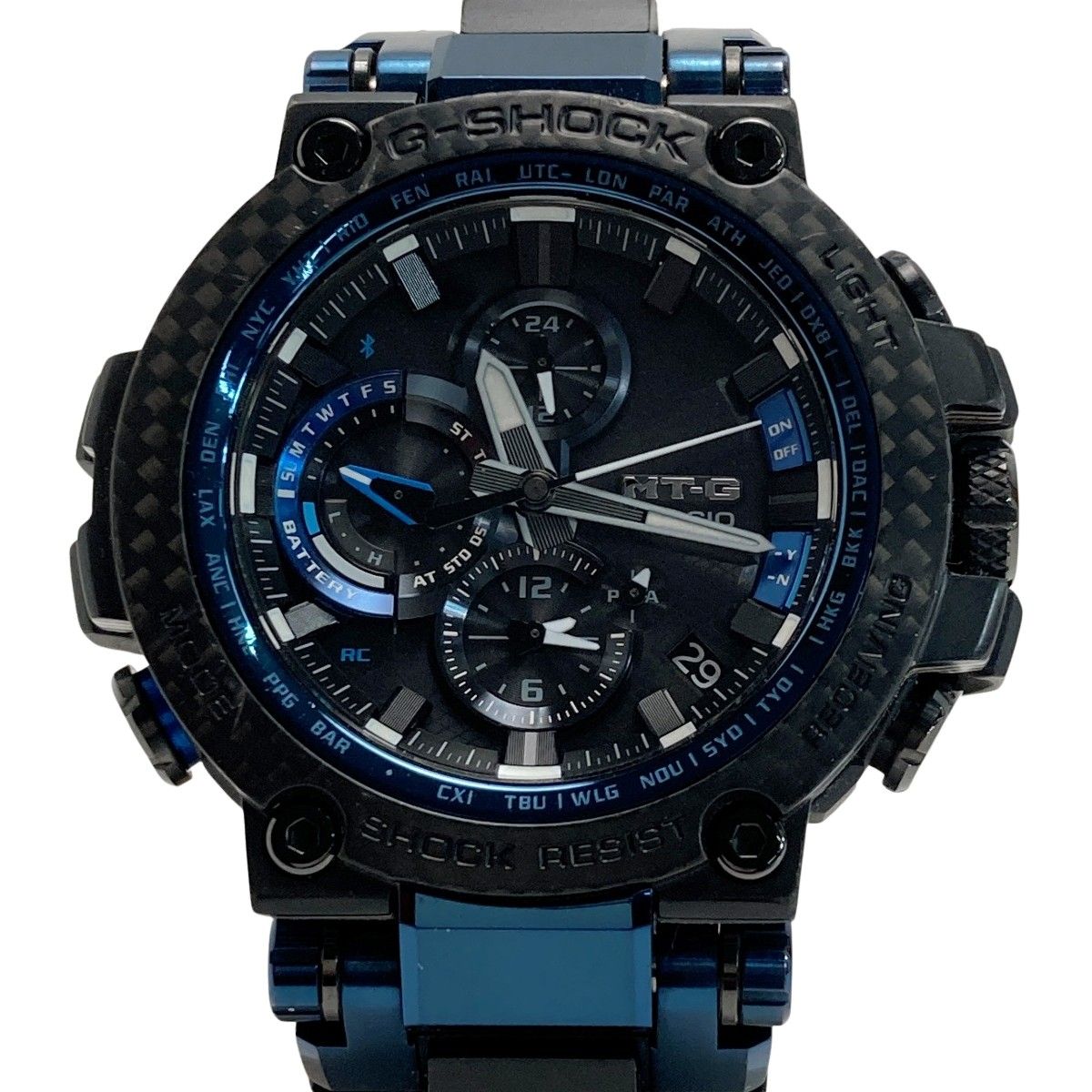CASIO カシオ G-SHOCK MT-G カーボンベゼル MTG-B1000XB-1AJF 電波ソーラー メンズ 腕時計