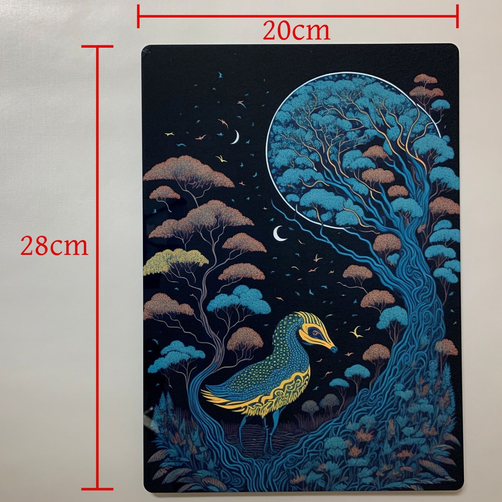 メタルアートパネル 28cm×20cm (A4-11) - 家具、インテリア