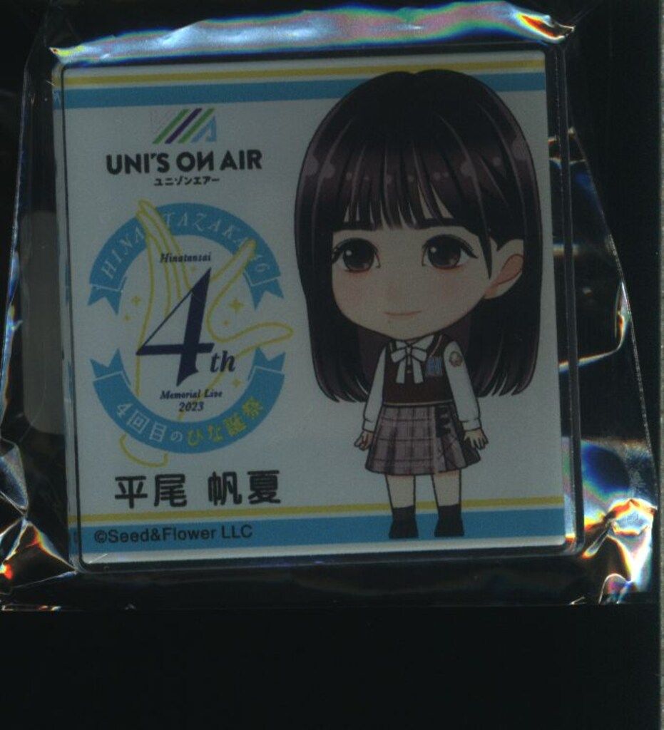 平尾帆夏 アクリルスタンド & クッション UNIS ON AIR 1等 平尾帆夏 アクリルスタンド & クッション UNIS ON AIR 1等