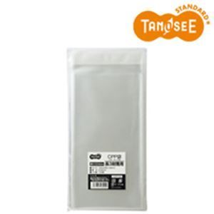まとめ TANOSEE CPP袋 長3用フタ テープ付 120×235 40mm 100枚入×100パック