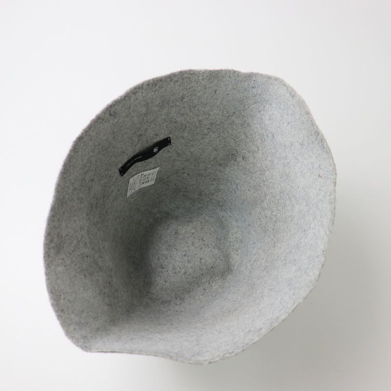 maison de soil ウール帽子 グレー