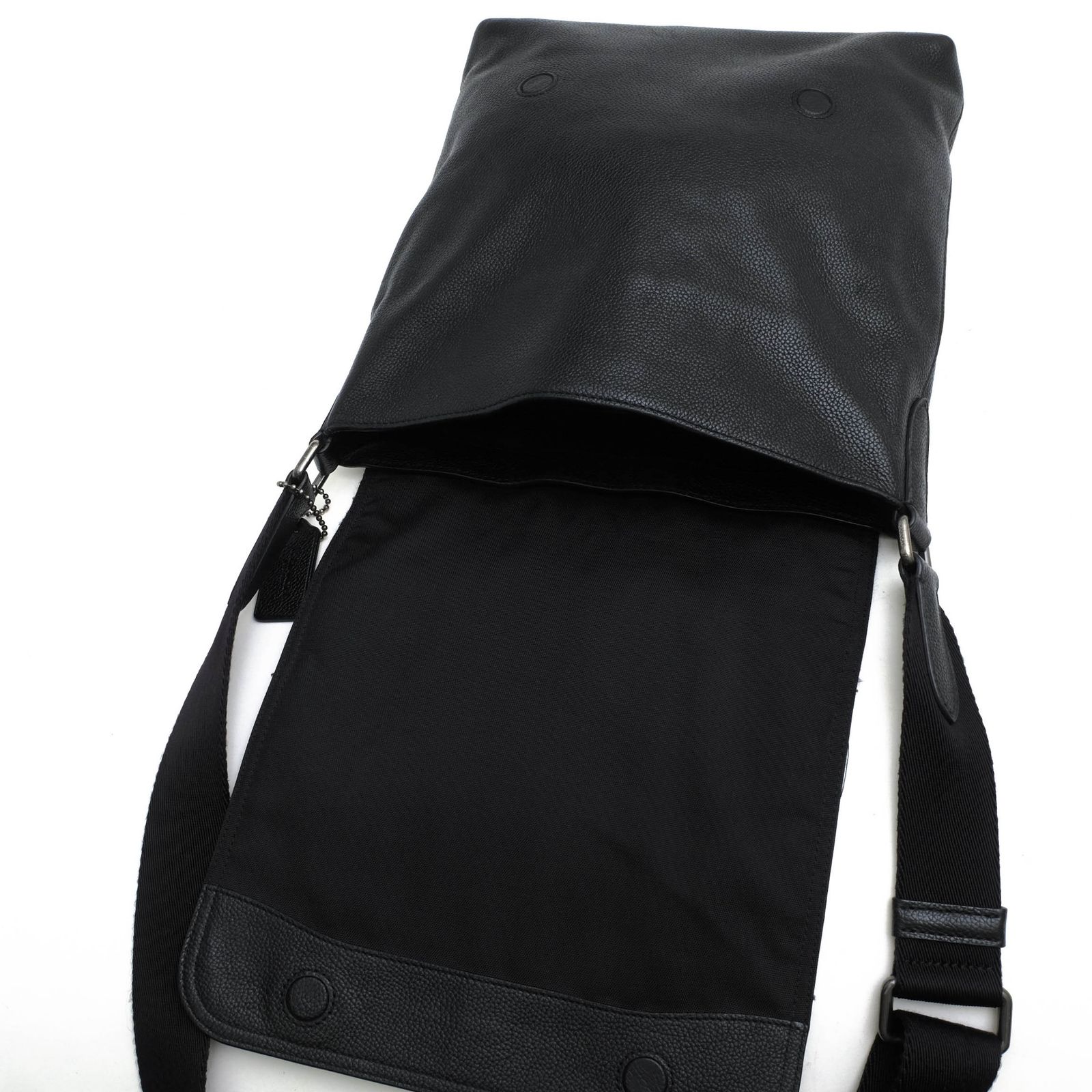 品質100％ 保証！ コーチ COACH バッグ ショルダーバッグ 鞄 メンズ 男性 男性用 レザー 革 本革 ブラック 黒 F71621 SULLIVAN SMALL MESSENGER IN PEBBLE LEATHER サリバン スモール メッセンジャー クロスボディ メッ