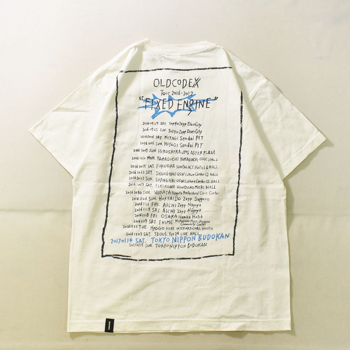 OLDCODEX オルドコデックス ツアー Tシャツ L 白 鈴木達央 声優 - メルカリ