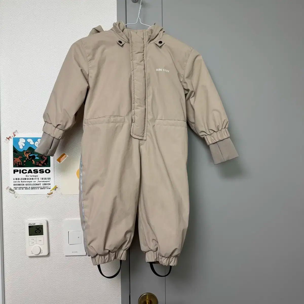 【雷市場（ポンジャン）商品韓国直送】 べべこうじ 幼児用 スキースーツ パッド入り宇宙服 100