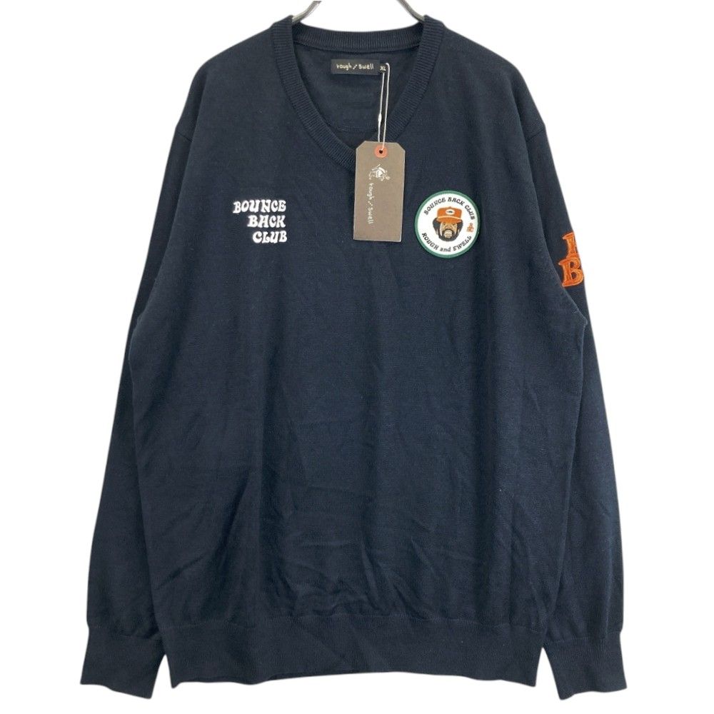 セ*タ様 新品正規品【ROUGH&SWELL/XL】ツアーセーターコットン100 紳士コットン中タツVネックセーター （ニット・セーター