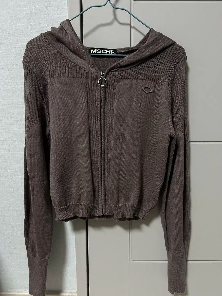 ミスチーフ ランバス KNITTED フード ローズブラウン M