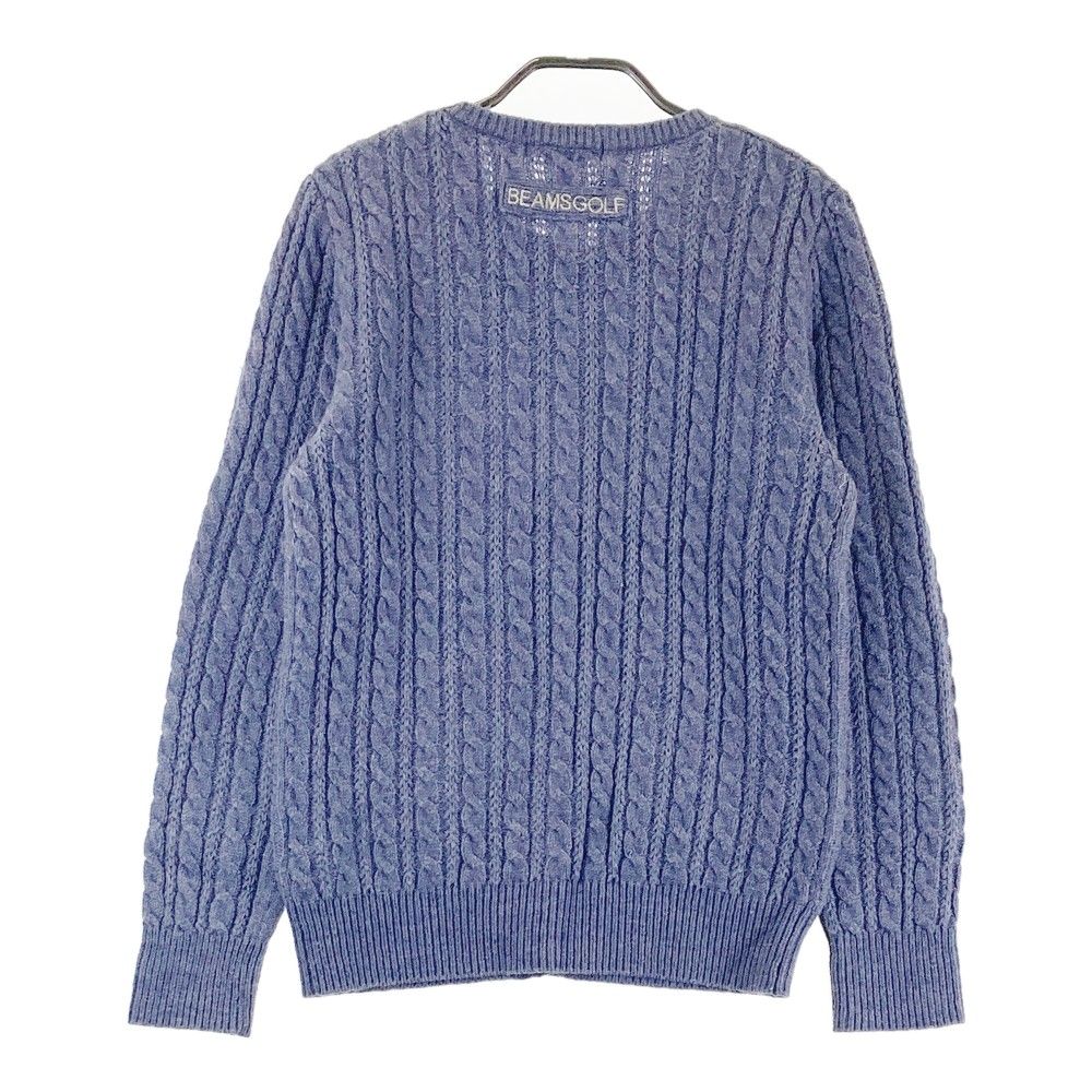 サイズ：L BEAMS GOLF ビームスゴルフ ニットカーディガン ケーブル