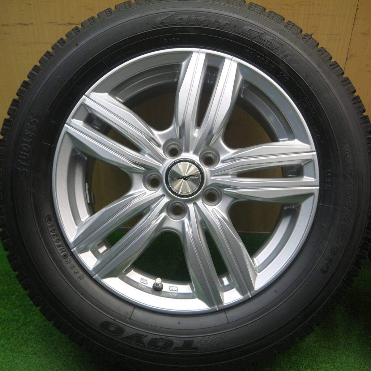 バリ溝 キレイ ほぼ10分 プリウス 等 195 65R15 スタッドレス トーヨー ガリット G5 JOKER ジョーカー 15インチ PCD100 5H 4120302Hス WWW_MERCADOAVALIA_COM_BR