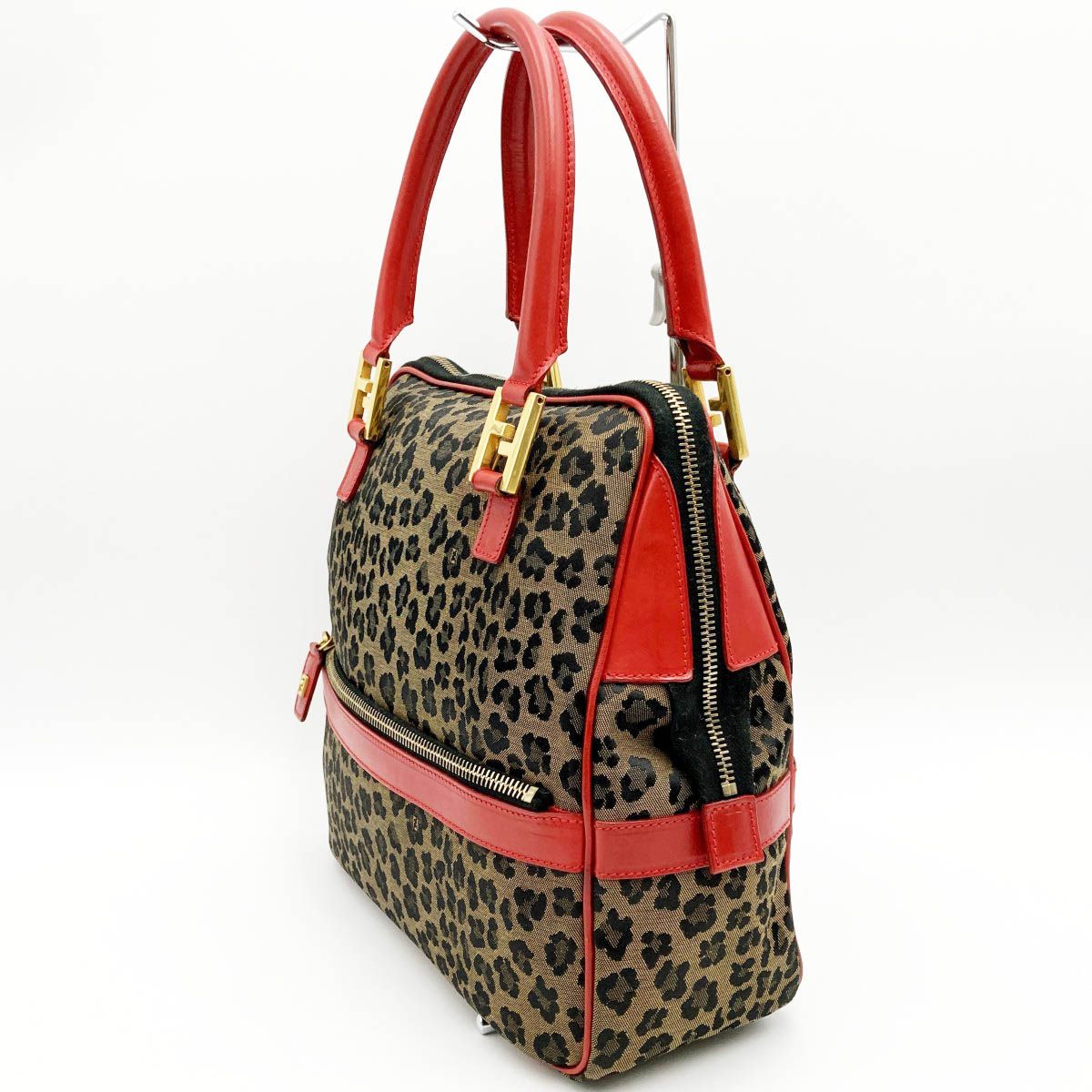Fendi ロゴパターン トートバッグフェンディトートバッグ 美品 Fendi