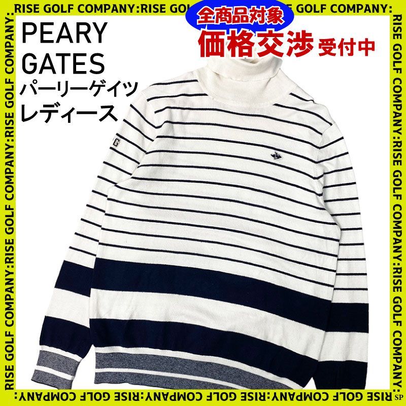 PEARLY GATES パーリーゲイツ 長袖 タートルネック ニット セーター